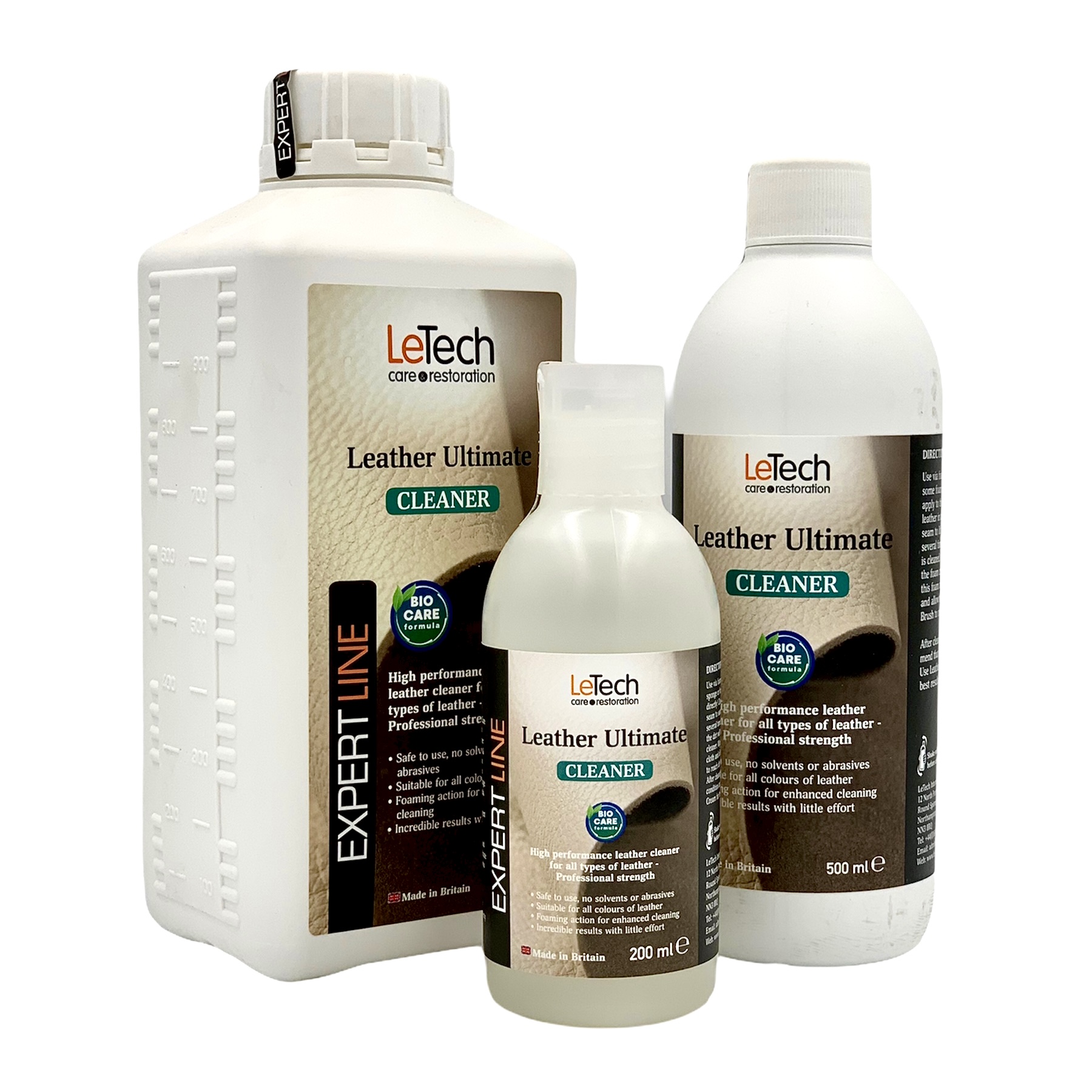 LeTech Expert Line Набор для ухода за кожей (Leather Care Kit Complete) 200мл